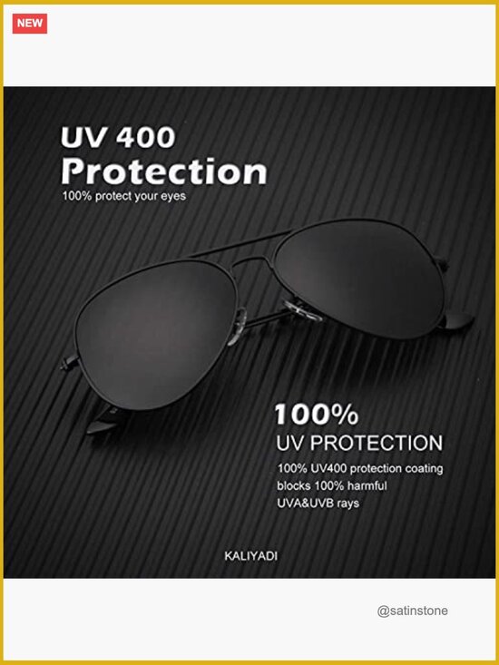 Polarized Aviator Sunglasses with UV Protection, 3-Pack main image 7